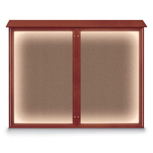 Triple Door Enclosed Indoor Letterboard